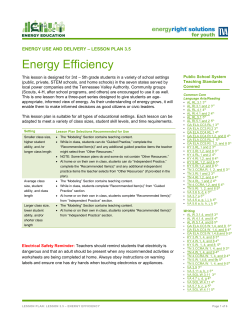 Energy Efficiency
