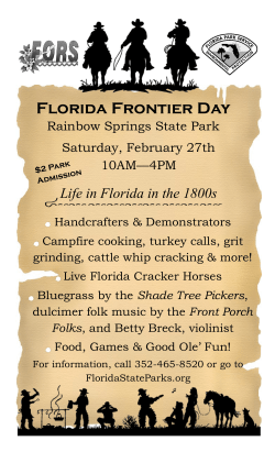 Life in Florida in the 1800s