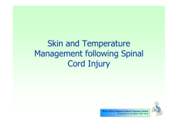 Skin management and SCI - Southport and Ormskirk Hospital NHS