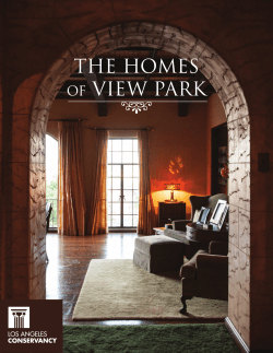 THE Homes OF View Park - Los Angeles Conservancy