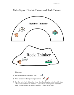 Flexible and Rock Thinking