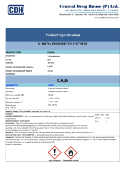 C4H9Br - CDH Fine Chemicals