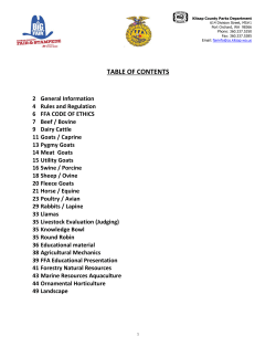 ffa guide - Kitsap County