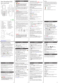 Doro PhoneEasy&reg; 626