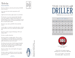 The Dixon Driller-August 2016