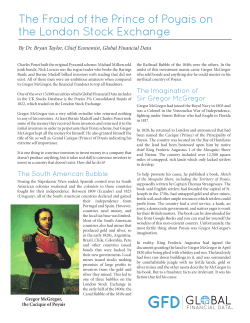 The Fraud of the Prince of Poyais on the London Stock Exchange