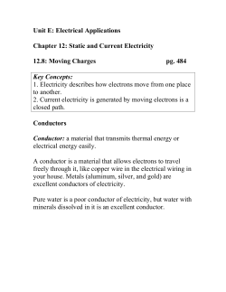 12.8 Moving Charges