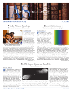 PDF - Institute for Advanced Study