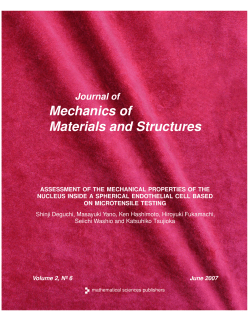 Assessment of the mechanical properties of the nucleus inside a