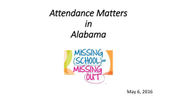 Attendance Matters in Alabama