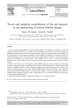 Novel and adaptive contribution of the red channel in pre