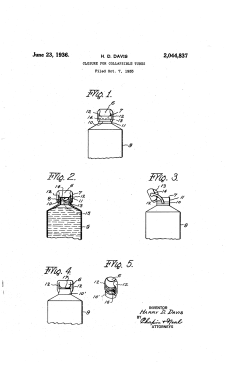 Closure for collapsible tubes