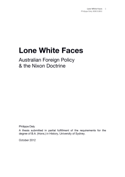 Lone White Faces