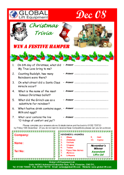 Dec 08 - Global Lift Equipment Ltd