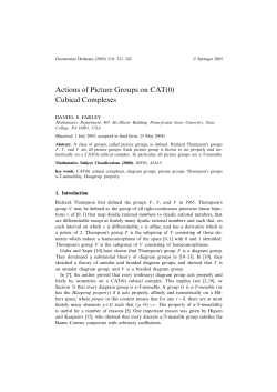 Actions of Picture Groups on CAT(0) Cubical Complexes