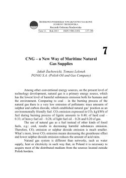 CNG new way of maritime gas supplies