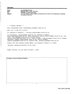 Privileged or Personal Material Redacted