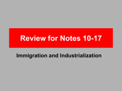 Inventions and Big Business Review notes 10-17