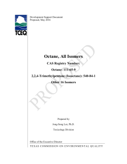 Octane, All Isomers