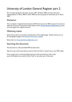 University of London General Register part 2
