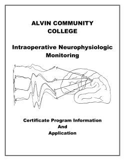 Alvin Community College Intraoperative Neurophysiologic