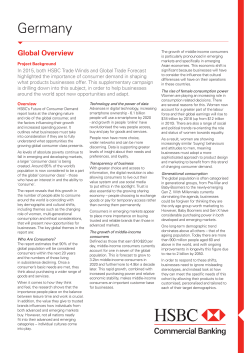 HSBC Consumer Demand Country Report