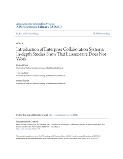 Introduction of Enterprise Collaboration Systems