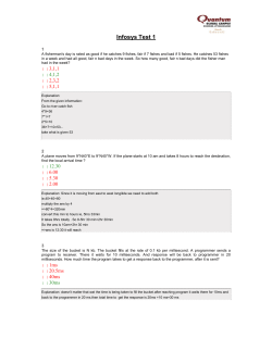 Infosys Test 1