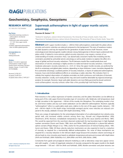 Super-weak asthenosphere in light of upper