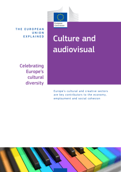 Culture and audiovisual