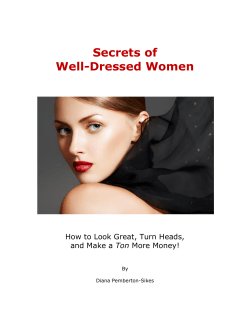 Secrets of Well-Dressed Women
