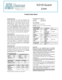 ICO HI Guard Liner - Milamar Coatings, LLC