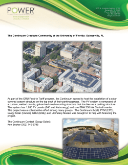 The Continuum Graduate Community at the University of Florida