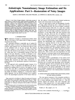 Anisotropic Nonstationary Image Estimation and Its Applications