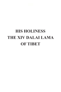 his holiness the xiv dalai lama of tibet
