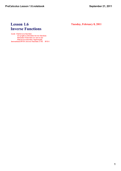 PreCalculus Lesson 1.6.notebook