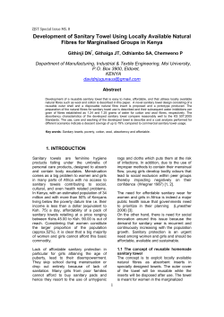 Marketing strategies for textile cottage industries in Kenya