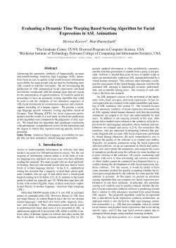 Evaluating a Dynamic Time Warping Based Scoring
