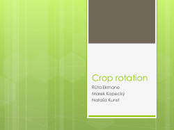 Crop rotation