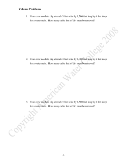 Lesson 2 Volume Problems