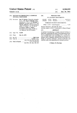 Method of producing a complex mineral fertilizer