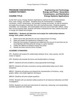 Energy Systems Applications