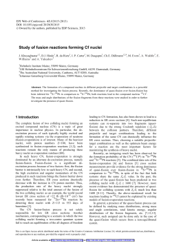 Study of fusion reactions forming Cf nuclei
