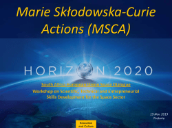 Marie Curie Actions