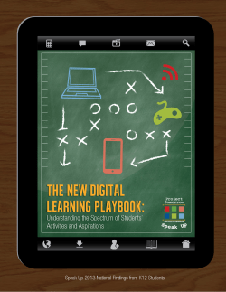 Student Report: The New Digital Learning