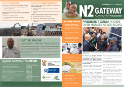 pResIdent ZUma haNDs over hoUses at joe slovo