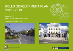 Appendix C Record of Protected Structures