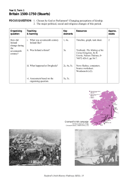Britain 1500-1750 (Stuarts)