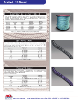 Braided - 12 Strand - DCL