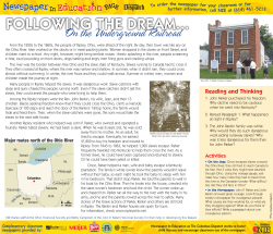 Following the Dream - On the Underground Railroad